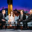 Bryan Cranston, Giovanni Ribisi and Jessica Biel  at 'The Late Late Show with James Corden' (January 2017) - 454 x 303