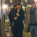 Katie Holmes – Steps out for dinner with producer Michael Fitzgerald in New York