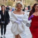 Emily Atack – Dressed as Marilyn Monroe arriving at Keith Lemon’s birthday Party - 454 x 724