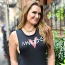 Brooke Shields – Wearing a Maroon 5 shirt at Universal Orlando in New York