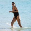 Rhea Durham – on the beach in Sandy Lane Hotel’s beach in St. James Parish – Barbados - 454 x 446