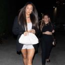 Shay Mitchell – Shows off her legs as she heads out to dinner in Los Angeles