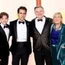 Colin Farrell, Henry Tadeusz Farrell, Brendan Gleeson, and Mary Gleeson  - The 95th Annual Academy Awards (2023) - 454 x 303