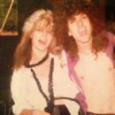 Haney and Dimebag at Pantera show in Munster, Texas, 1985