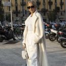 Caroline Daur – Arrives to Alberta Ferretti Show at Milan Fashion Week - 454 x 681