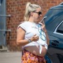 Gemma Atkinson – Shows off her baby bump while out in Manchester