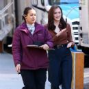 Charlotte Ritchie – On the set of the hit Netflix series ‘You’ in New York