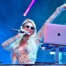 Paris Hilton performs at LA Pride in the Park Presented by Christopher Street West in Los Angeles 06/11/2022