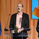 Nirvana's Dave Grohl, Krist Novoselic and Pat Smear reunite to accept special merit award at the Grammys on February 5, 2023 - 454 x 311