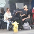 Ashley Tisdale – Spotted with her family at Mustard Seed Cafe in Los Feliz - 454 x 378