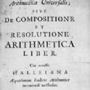Arithmetica Universalis