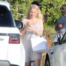 Pamela Anderson – Seen after shopping in Malibu