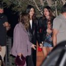 Hailey Bieber – With Kendall Jenner step out together at Nobu in Malibu