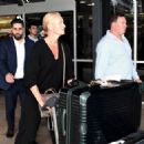 Sarah Murdoch – Arriving at Sydney International Airport - 454 x 324
