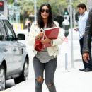 Kourtney Kardashian: leaving a business meeting in Beverly Hills