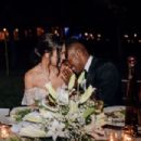 Shanina Shaik and DJ Ruckus' private wedding album! Intimate photos show the couple's first kiss as newlyweds, cutting of the bourbon-flavoured cake and their very stylish reception - 454 x 303