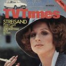 Barbra Streisand - TV Times Magazine Cover [United Kingdom] (14 March 1975)