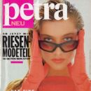 Francesca Bonicoli - Petra Magazine Cover [Germany] (June 1988)