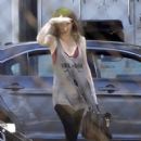 Winona Ryder: heads to the set of 