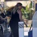 Elizabeth Berkley – Fills up her tank with $7 a gallon gas in Los Angeles - 454 x 738