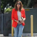 Cindy Crawford  Heading to a Business Meeting in Malibu - 454 x 681