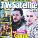 Emilia Clarke, Kit Harington - TV & Satellite Week Magazine Cover [United Kingdom] (13 April 2019)