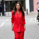 Myleene Klass – In red out and about - 454 x 681