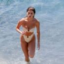 Tamara Francesconi in Bikini on the Amalfi Coast