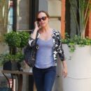 Christina Ricci: has lunch with a friend in New York City