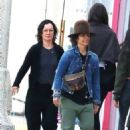 Sara Gilbert – With Linda Perry on a family outing in Los Angeles - 454 x 681
