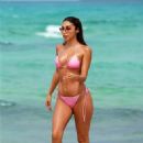 Chantel Jeffries &#8211; In a bikini at a Beach in Miami