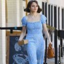 Joey King in Blue Jumpsuit – Out in Studio City