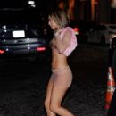 Chantel Jeffries – Arrives at the ‘Amsterdam’ premiere after party at Zero Bond in New York