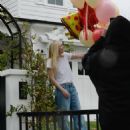 Dakota Fanning – Receives loads of balloons for her 29th birthday in Los Angeles