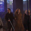 Margarita Levieva – Filming kissing scene for the upcoming ‘Daredevil Born Again’ series in NY - 454 x 681