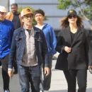 Jeanne Tripplehorn – With Leland Orser at the Crypto.com Arena in Los Angeles