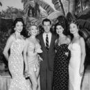 Johnny Carson, Phyllis Applegate, Sally Todd - Johnny & Girls - Photo - LIFE