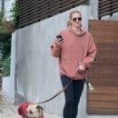 Anna Osceola – Walk with her dog near her home in Los Angeles