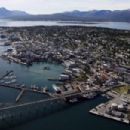 Populated waterside places in Norway