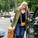 Tamzin Outhwaite – Spotted getting into an Addison Lee cab in London - 454 x 635