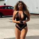 Nicola McLean – Wearing a Ann Summers bodysuit while out in London - 454 x 750