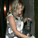 Nicole Eggert Leaving Koi After Dinner 2007-10-13