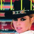 Brigitte Bardot - Elle Magazine Cover [France] (8 February 1968)