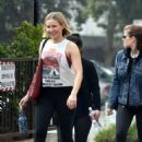 Kate Mara and Kristen Bell – Hit the gym together in Los Felize