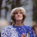 Princess Diana visits exhibits of craft skills in the Arts and Culture Festival in the Convention Centre, part of the 'Universiade 1983' programme of celebrations, Edmonton Convention Centre, Canada - 30 June 1983