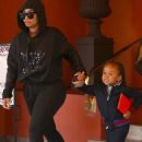 Blac Chyna and King Cairo at The Stinking Rose in Beverly Hills, California - March 4, 2017