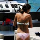 Ana Ivanovic in Bikini on a yacht in Mallorca adds - 454 x 1076