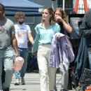 Rose Byrne – Filming ‘Platonic’ in downtown Los Angeles - 454 x 553