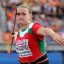 Belarusian female javelin throwers