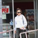 Minka Kelly – Seen while shopping at Fabrics for the Home in Los Angeles